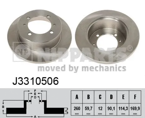Brake Disc (J3310506)