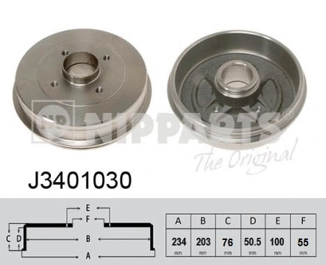 Brake Drum (J3401030)