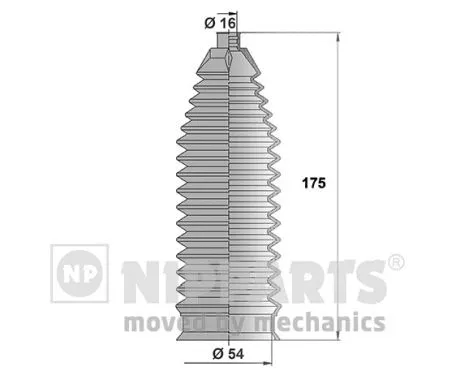 Bellow Kit, steering (N2840312)