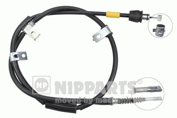 Cable Pull, parking brake (J19069)