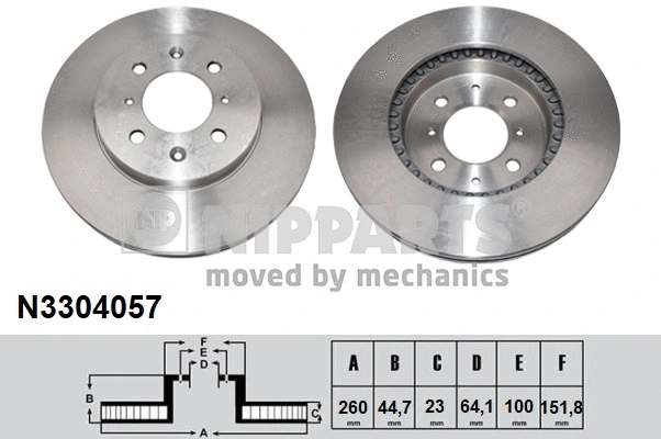 Brake Disc (N3304057)