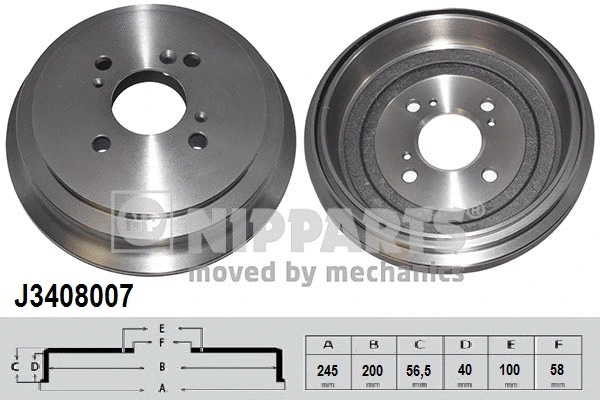 Brake Drum (J3408007)
