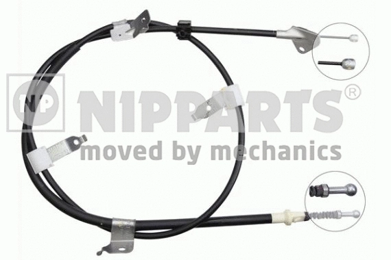 Cable Pull, parking brake (J12070)