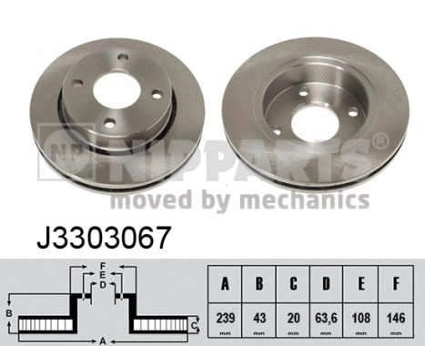 Brake Disc (J3303067)