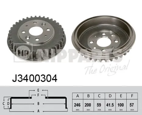 Brake Drum (J3400304)