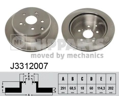 Brake Disc (J3312007)
