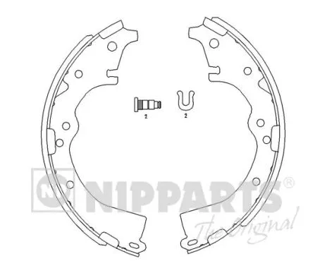 Brake Shoe Set (J3502062)