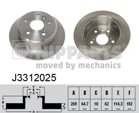 Brake Disc (J3312025)