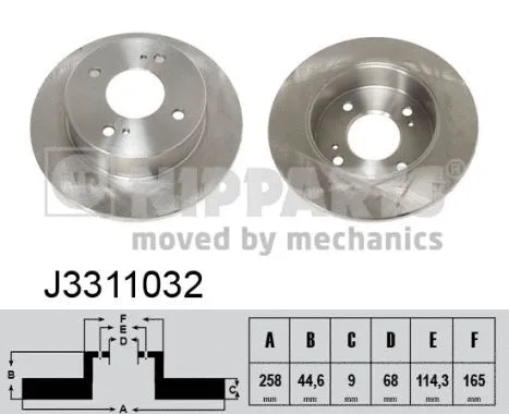 Brake Disc (J3311032)