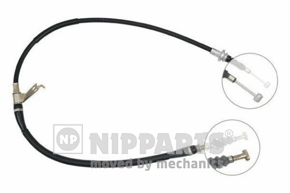 Cable Pull, parking brake (J14417)