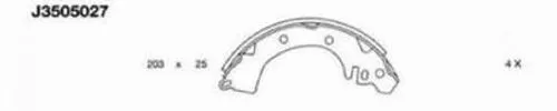 Brake Shoe Set (J3505027)