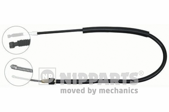 Cable Pull, parking brake (J12978)
