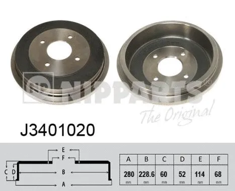 Brake Drum (J3401020)