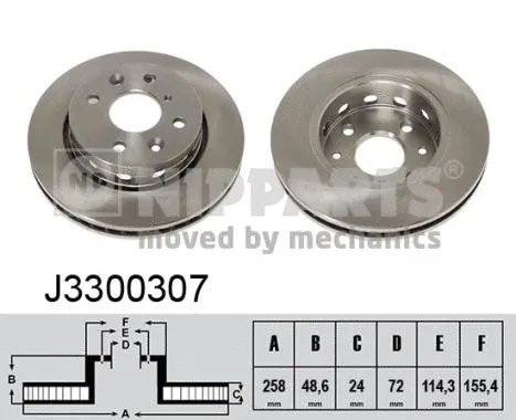 Brake Disc (J3300307)