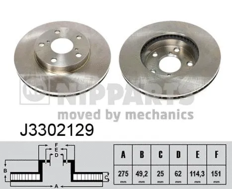 Brake Disc (J3302129)