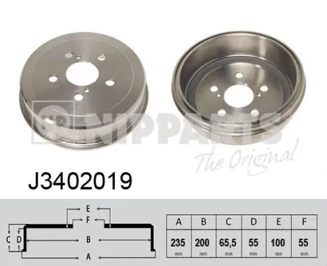 Brake Drum (J3402019)