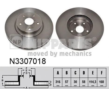 Brake Disc (N3307018)