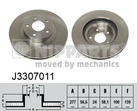 Brake Disc (J3307011)