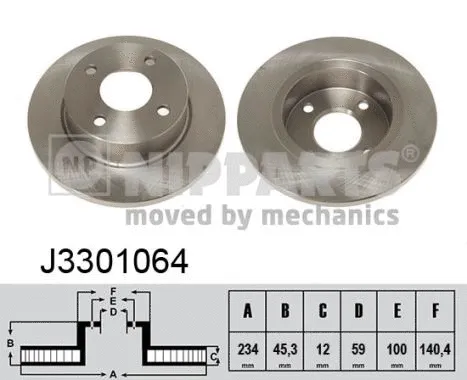 Brake Disc (J3301064)