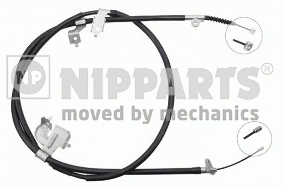Cable Pull, parking brake (J12064)