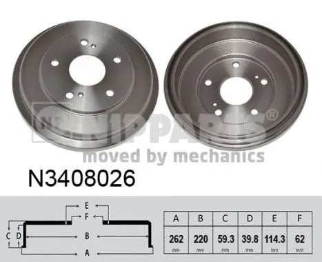 Brake Drum (N3408026)