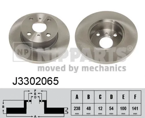 Brake Disc (J3302065)