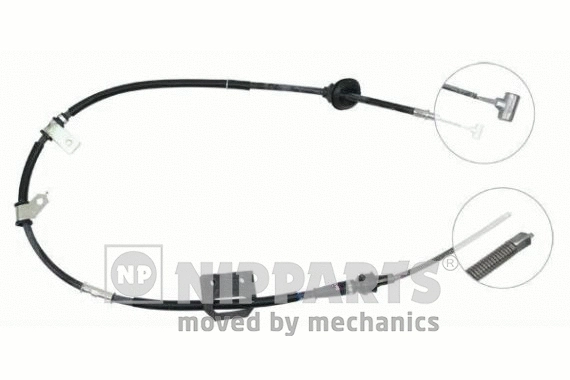 Cable Pull, parking brake (J18788)