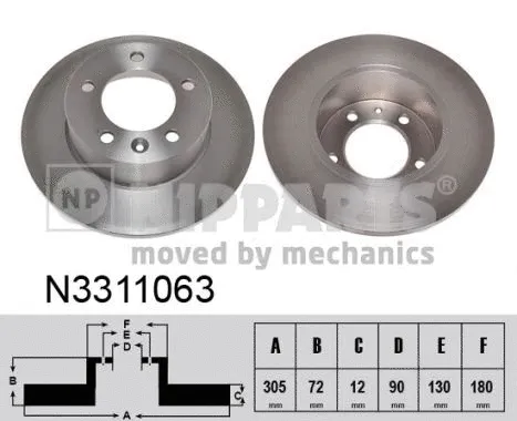 Brake Disc (N3311063)