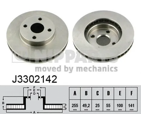 Brake Disc (J3302142)