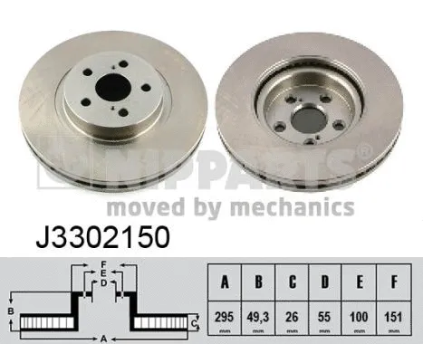 Brake Disc (J3302150)