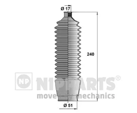 Bellow Kit, steering (N2855001)