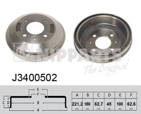 Brake Drum (J3400502)