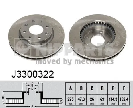 Brake Disc (J3300322)