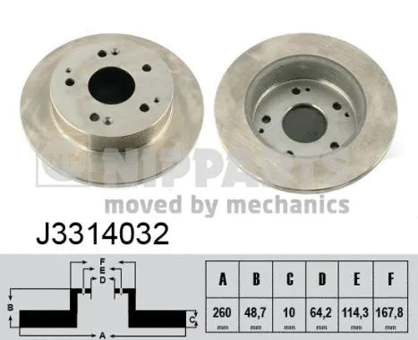 Brake Disc (J3314032)