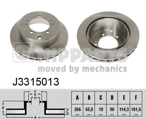 Brake Disc (J3315013)