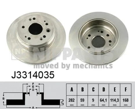 Brake Disc (J3314035)
