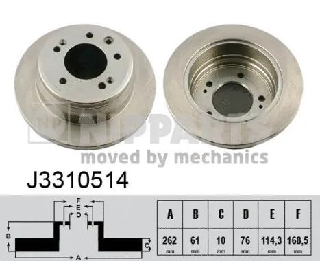 Brake Disc (J3310514)