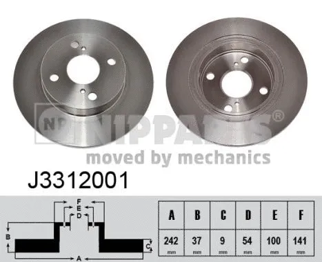 Brake Disc (J3312001)