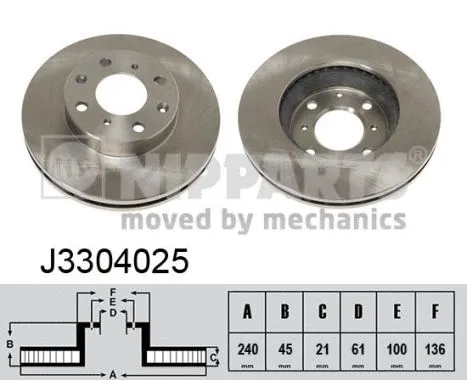Brake Disc (J3304025)