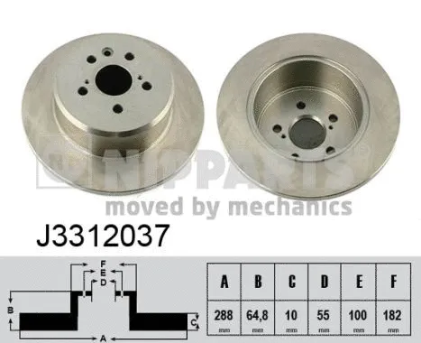 Brake Disc (J3312037)