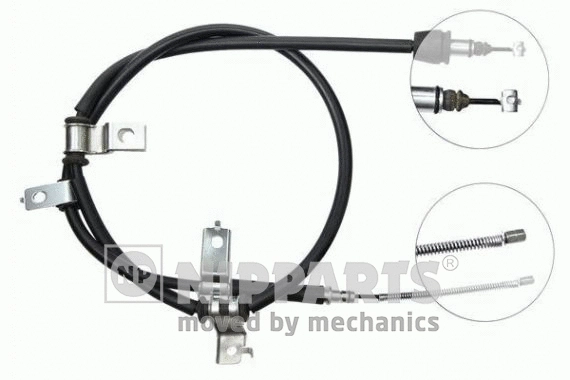 Cable Pull, parking brake (N3930501)