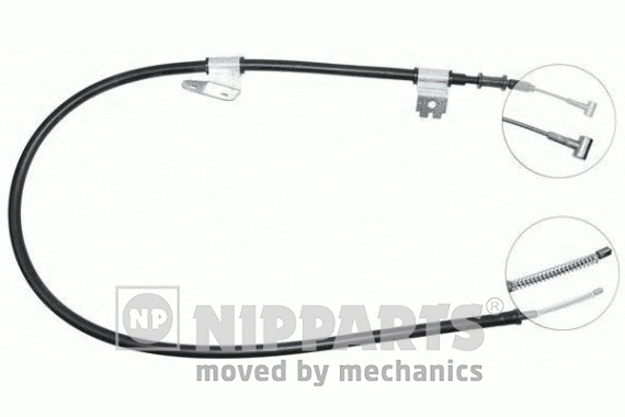 Cable Pull, parking brake (J11888)