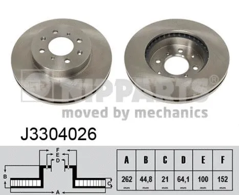 Brake Disc (J3304026)