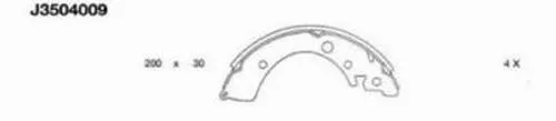 Brake Shoe Set (J3504009)