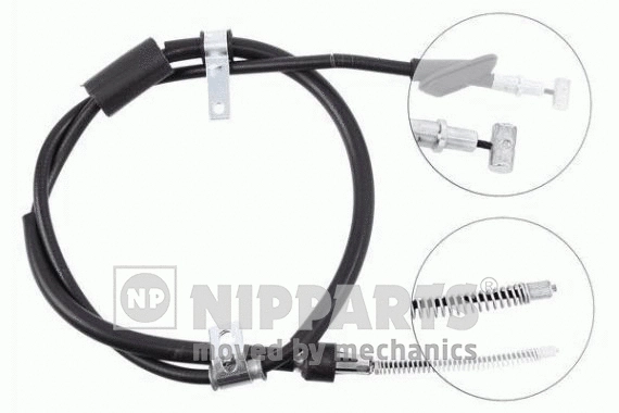 Cable Pull, parking brake (J13336)