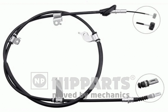 Cable Pull, parking brake (J17264)