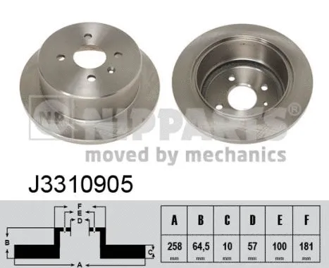 Brake Disc (J3310905)