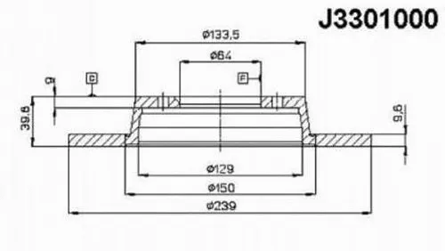 Brake Disc (J3301000)