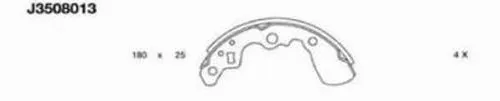 Brake Shoe Set (J3508013)