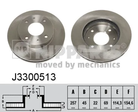 Brake Disc (J3300513)